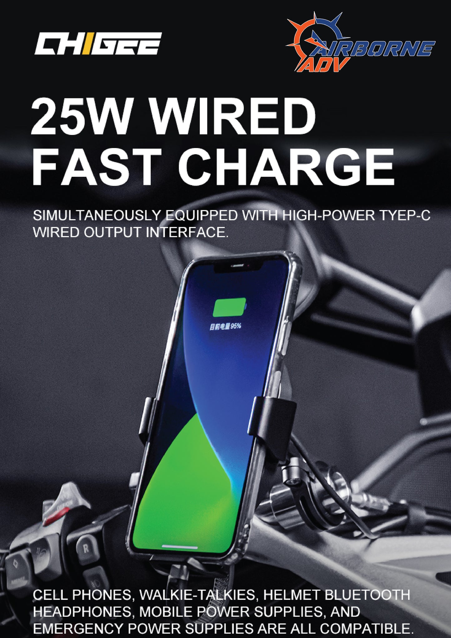 CHIGEE CG2- Wireless Charging Mobile Phone Holder