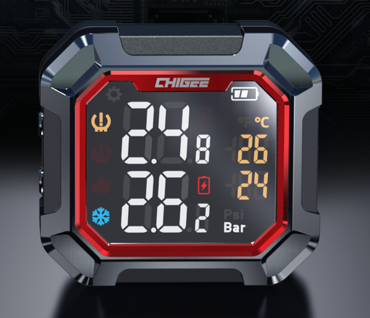 CHIGEE G3 Internal Tyre Pressure Monitor (Red)