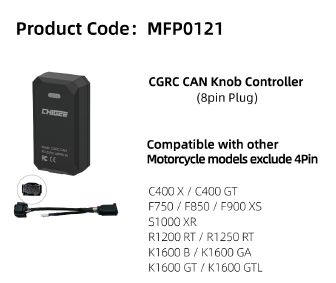 CHIGEE - CGRC CAN for BMW Wonderwheel Control Interface - 8 Pin DWA Module (C/F/S/R/K)